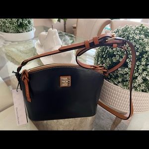 New Dooney and Bourke Penny CrossBody, Navy leather